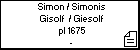 Simon / Simonis Gisolf  / Giesolf