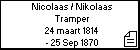 Nicolaas / Nikolaas Tramper