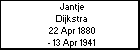 Jantje Dijkstra